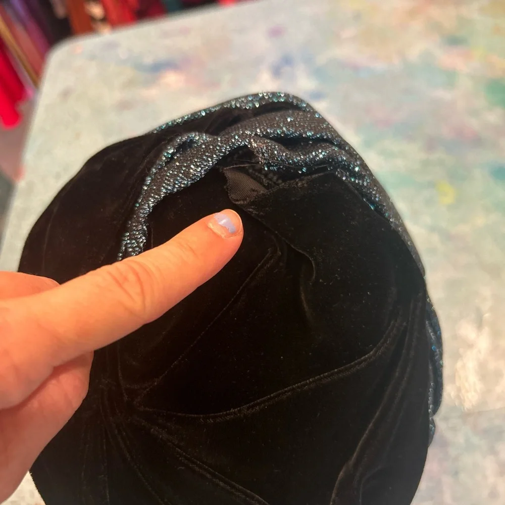 Sears black velvet